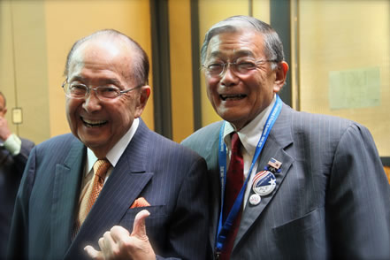 Senator Inouye and Former Secretary Mineta, September 5, 2012