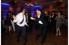 Robert Kang, partner, Potomac Mortgage Capital, Inc. and David Han, president, Hans Travel showed off their own gangnam style moves on the dance floor.