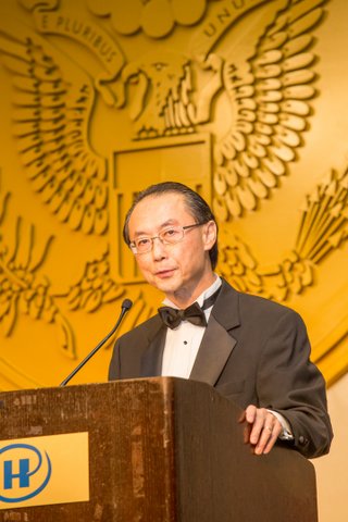 JACL National President David Lin speaks