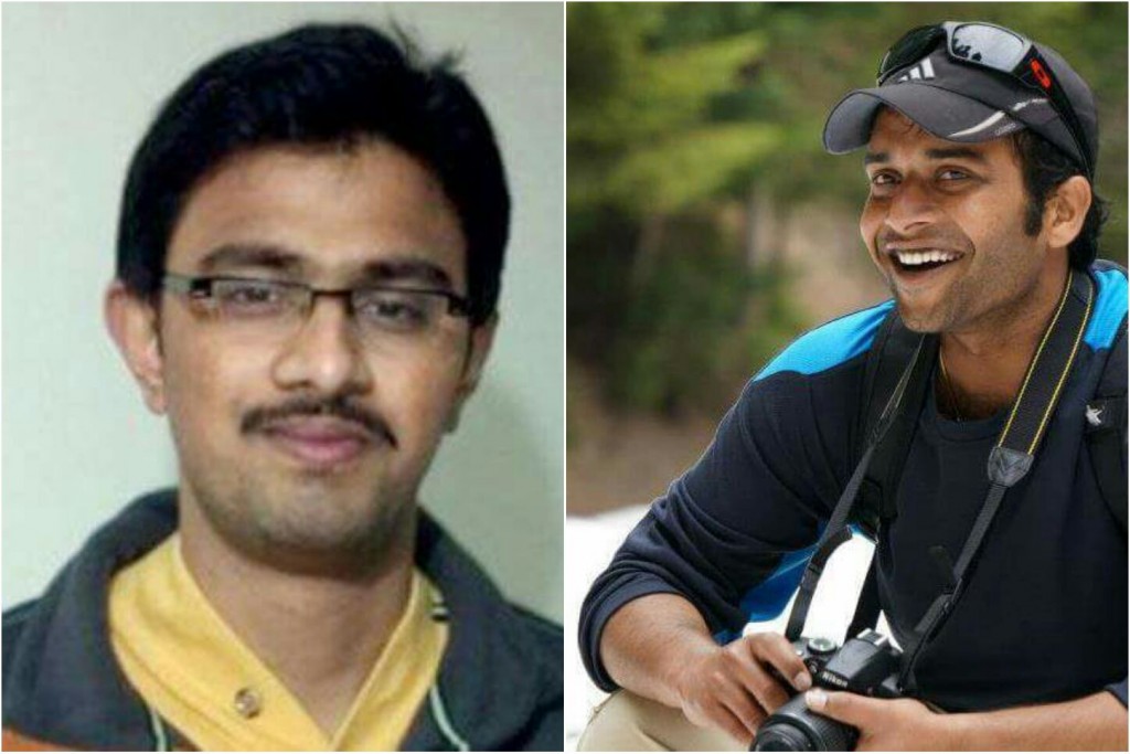 Srinivas Kuchibhotla (left) was fatally shot and Alok Madasani injured in probable hate-crime in Olathe city, Kansas. Both are 32-year-old Hindus originally from Hyderabad, and engineers by profession employed by GPS device-maker Garmin