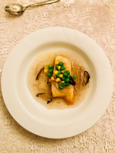 Steam_Cod_Fillet_with_Pickled_Glue_Berry_and_Mushrooms